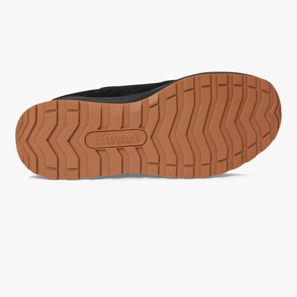 SKETCHERS Black and Tan Suede Sneakers/Work Shoes NTW Men's SIZE 9.5 - Picture 5 of 15